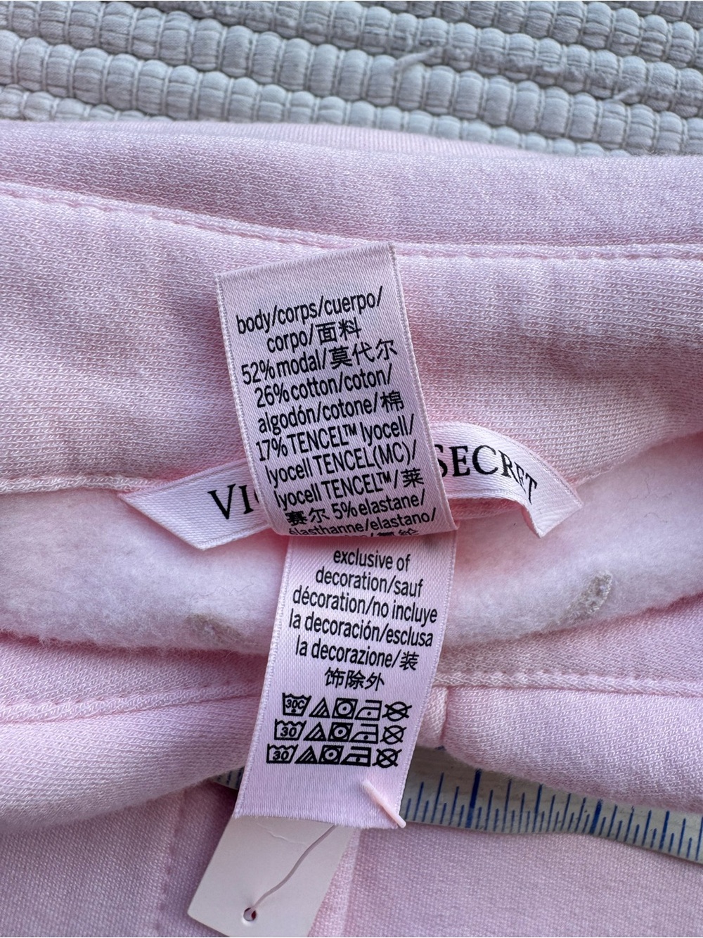 Victoria’s Secret Luxe Modal Fleece Shacket Jacket Pink NWT Medium - Picture 10 of 12